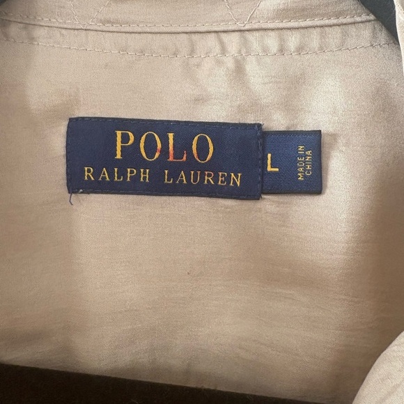 Polo Ralph Lauren Tan Silk Blouse - Picture 5 of 11